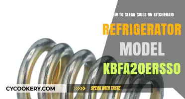 Easy Guide to Cleaning Coils on KitchenAid KBFA20ERSS01 Refrigerator