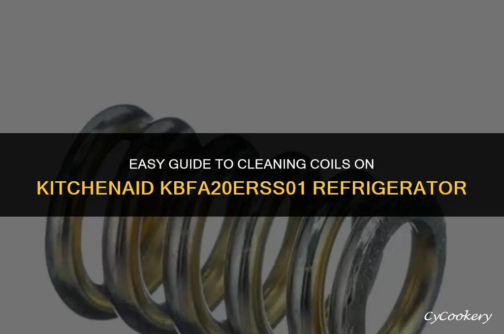 how to clean coils on kitchenaid refrigerator model kbfa20erss01