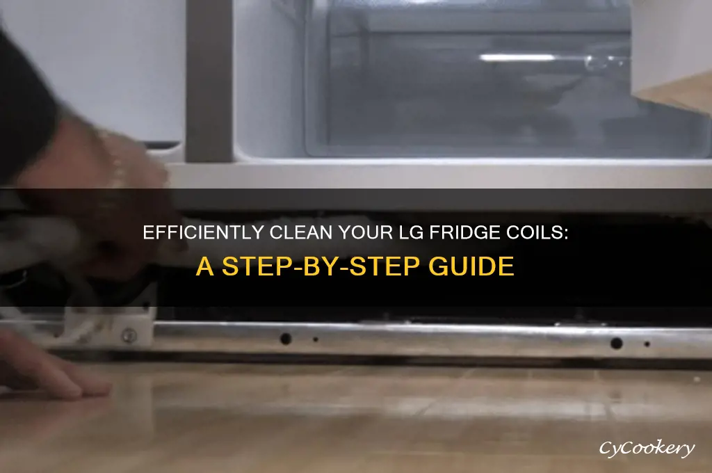how to clean coils on lg refrigerator