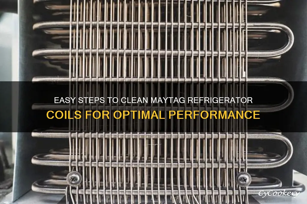 how to clean coils on maytag refrigerator