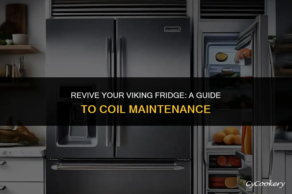how to clean coils on viking built in refrigerator
