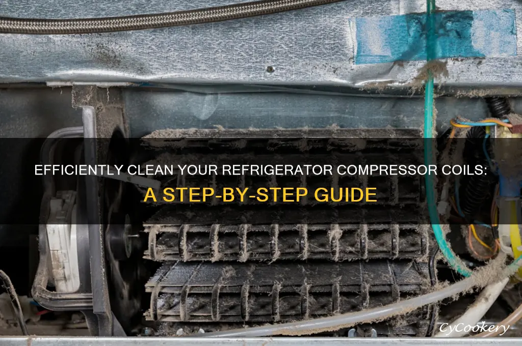 how to clean compressor coils on refrigerator