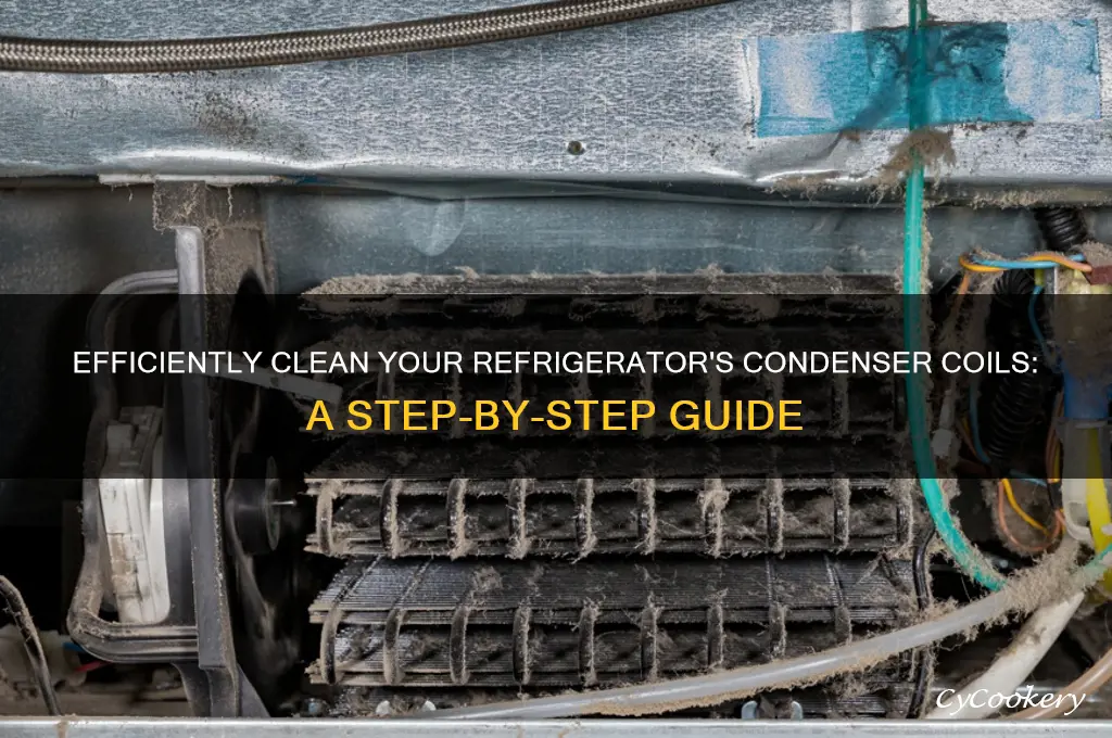 how to clean condenser coils of refrigerator