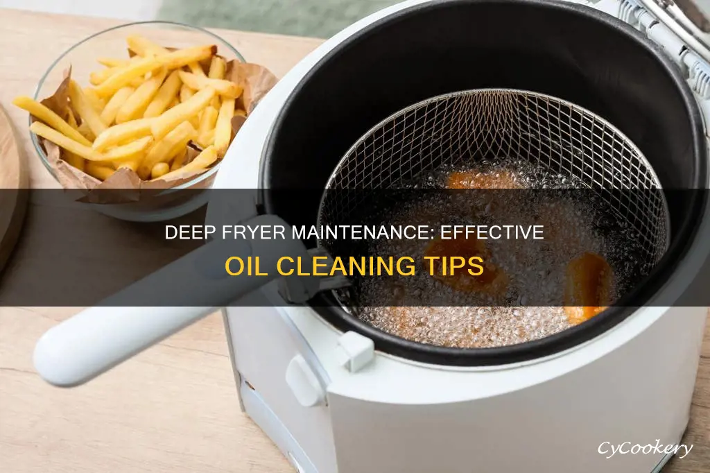 how to clean cooking oil from deep fryer