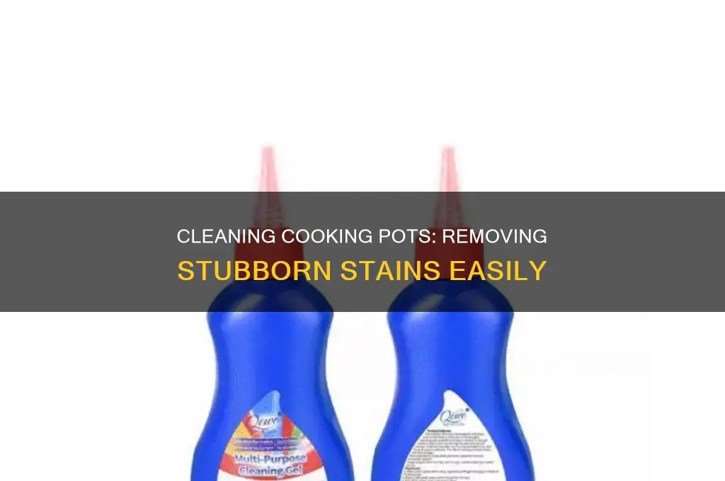 how to clean cooking pots stain