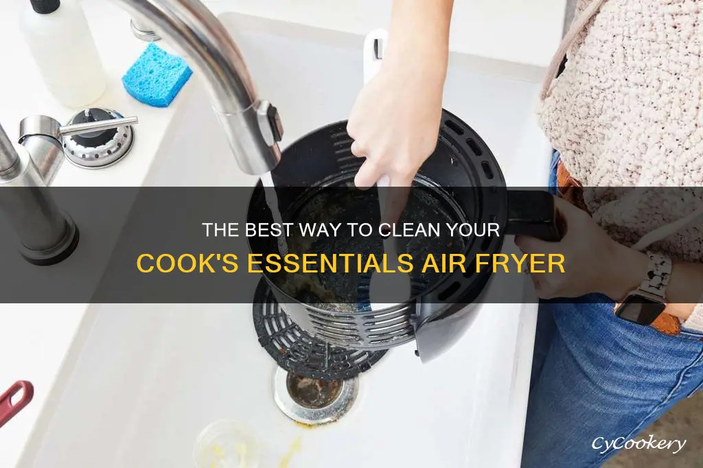how to clean cooks essentials air fryer