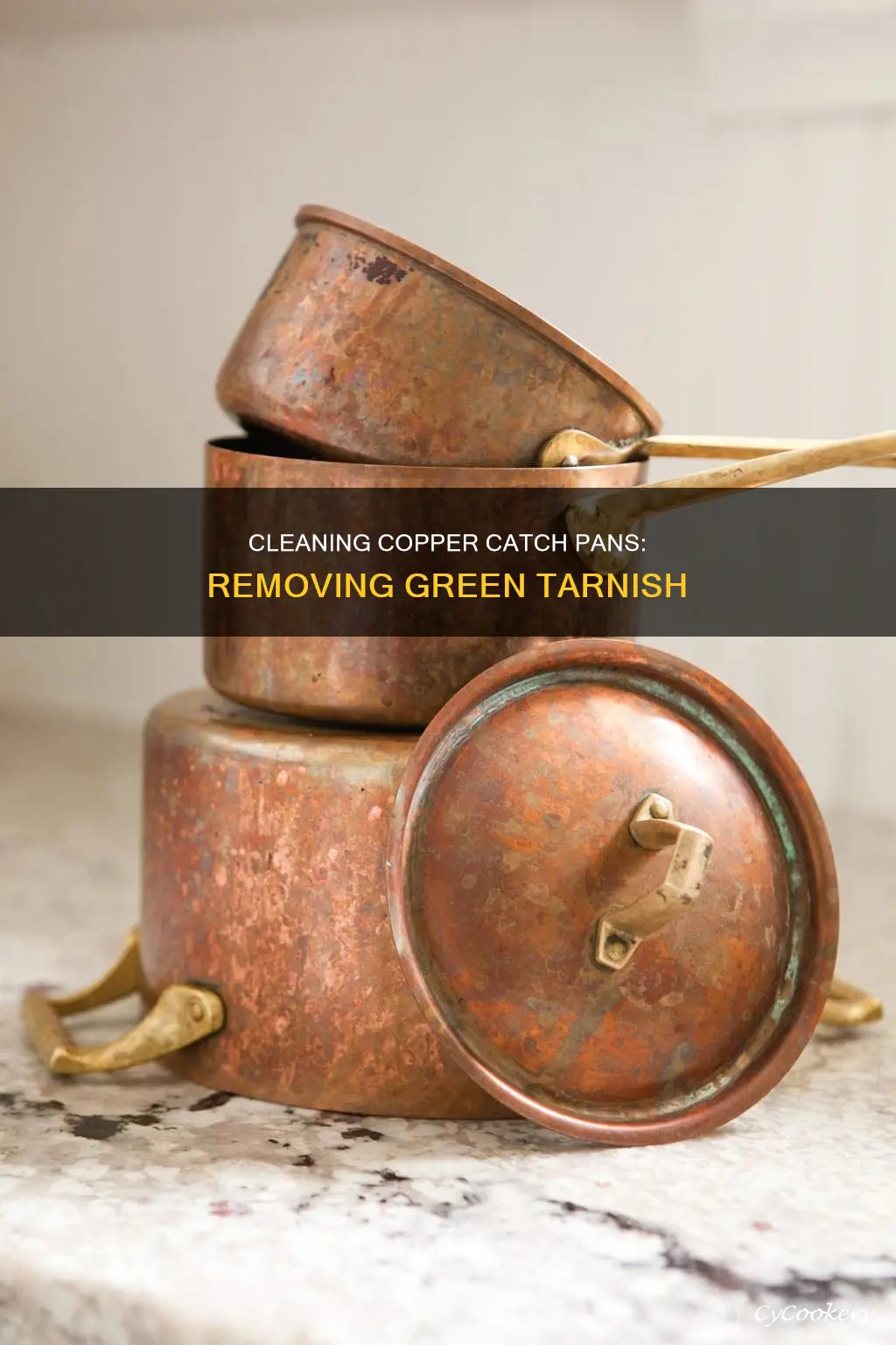 how to clean copper catch pan from greentarnis