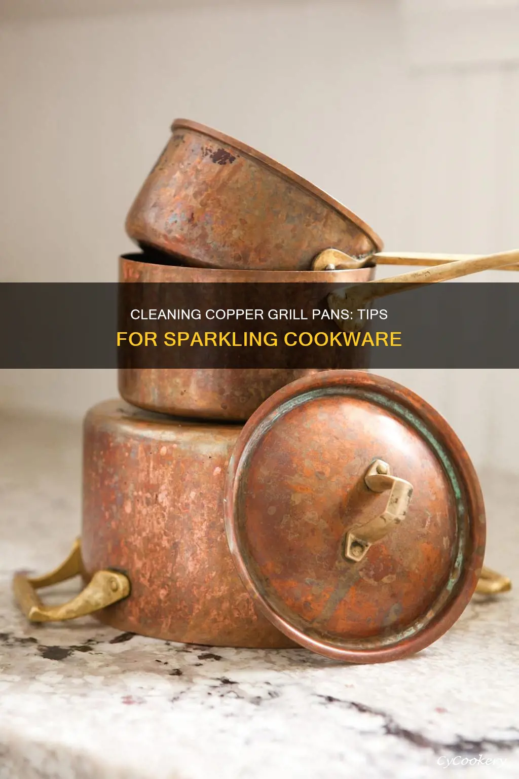 how to clean copper grill pan