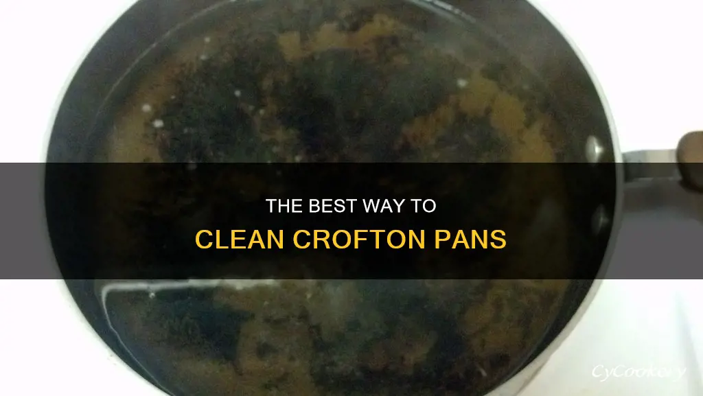 how to clean crofton pans