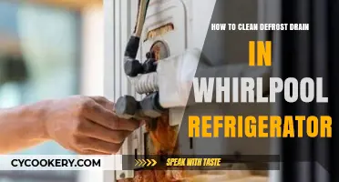 Efficiently Clean Your Whirlpool Fridge's Defrost Drain: A Simple Guide