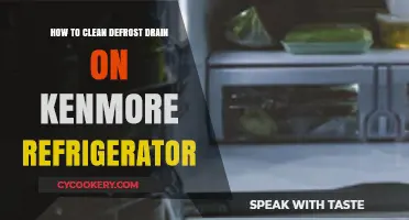 Kenmore Refrigerator Maintenance: Cleaning the Defrost Drain
