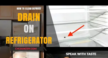 Easy Steps to Clean Your Refrigerator's Defrost Drain Effectively