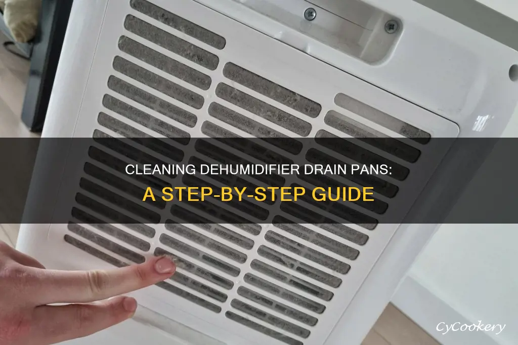 how to clean drain pan on epd250cr dehumidifier