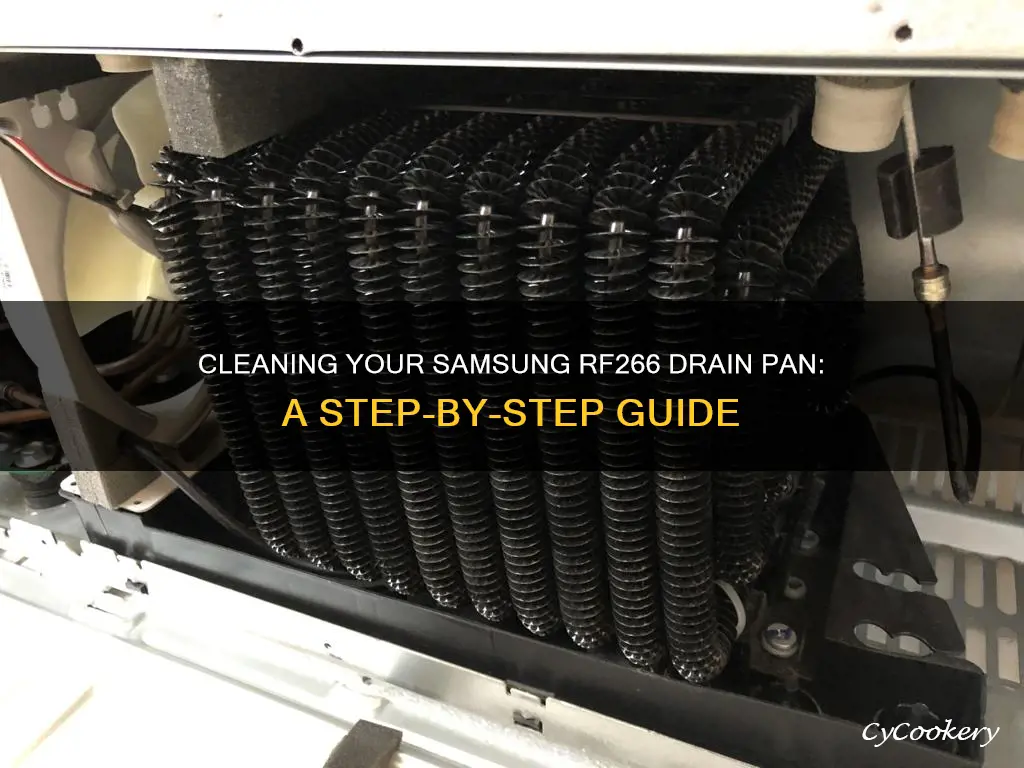 how to clean drain pan samsung rf266aebp