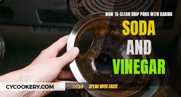 Clean Drip Pans: Baking Soda and Vinegar Magic