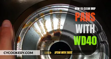 Clean Drip Pans with WD-40: A Quick Guide