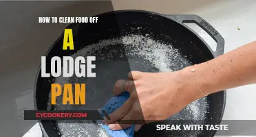 Cleaning Lodge Pan: Removing Food Stains and Residue