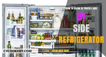 Effortless Cleaning: GE Profile Side-by-Side Refrigerator Maintenance Guide