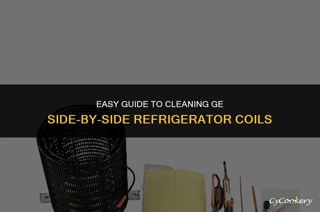 how to clean ge side by side refrigerator coils