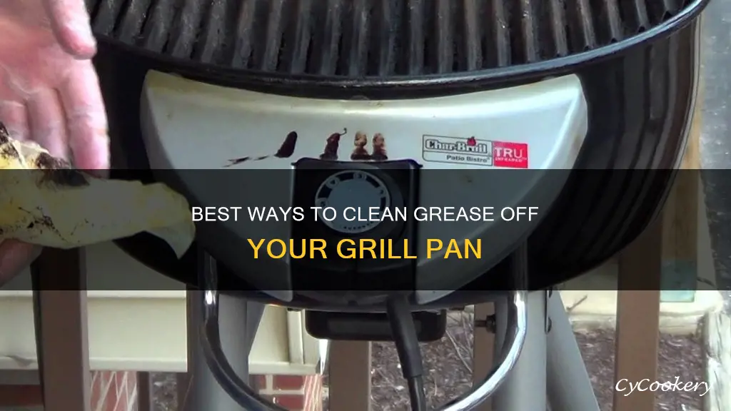 how to clean grease from grill pan