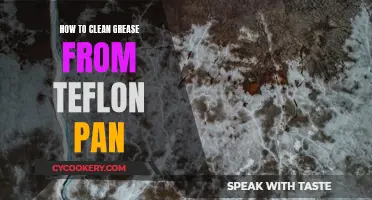 Cleaning Grease Off Teflon Pans: Easy and Quick Guide