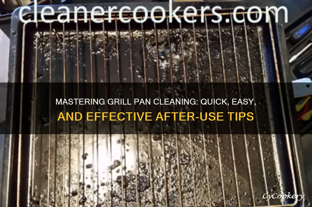 how to clean grill pan after use