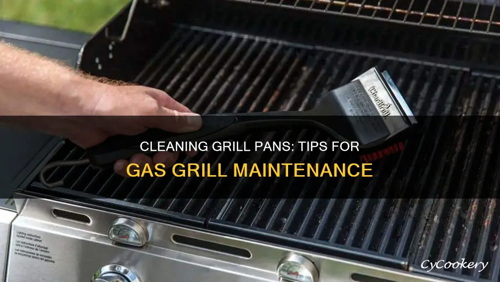 how to clean grill pans underneath a gasgrill