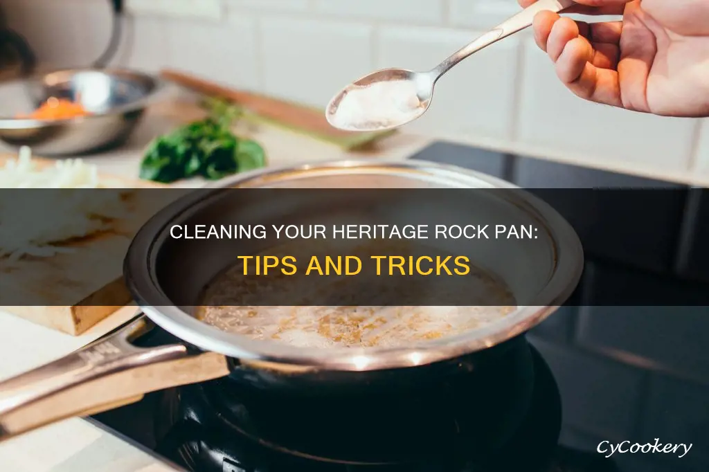 how to clean heritage rock pan