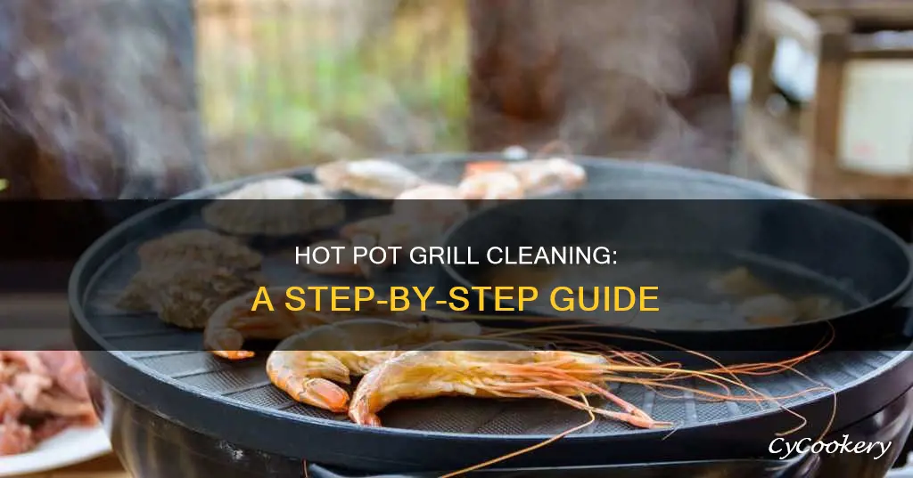 how to clean hot pot grill