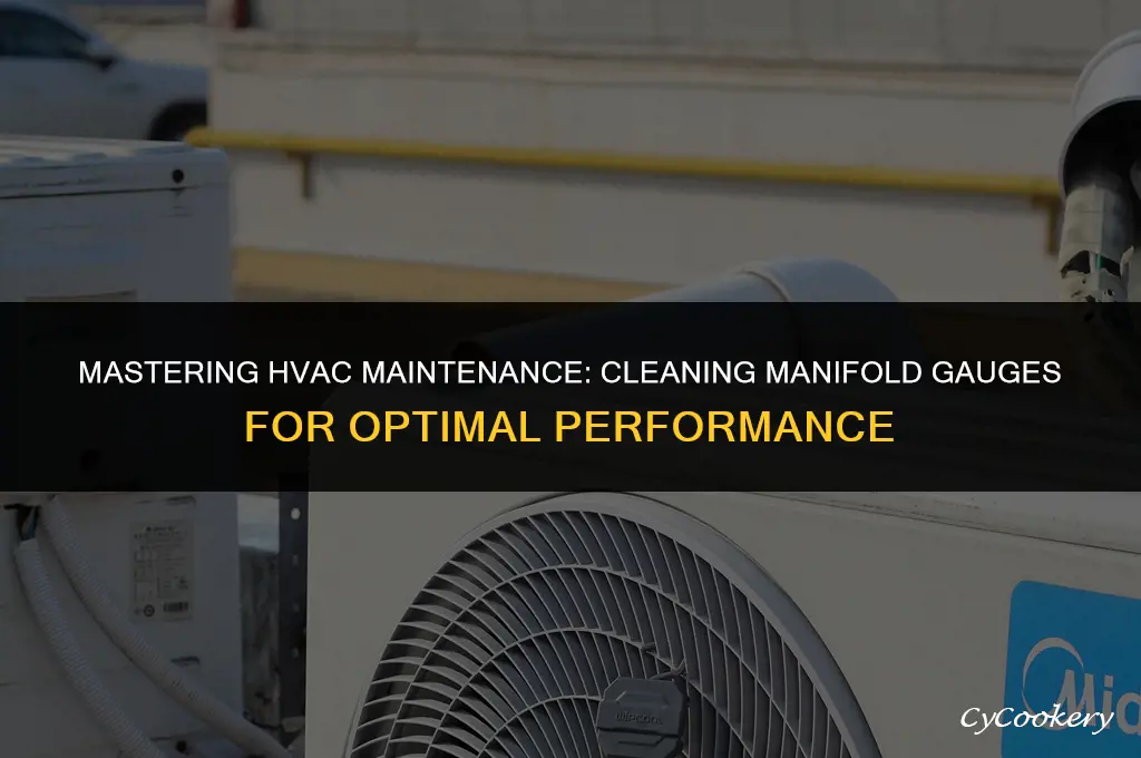 how to clean hvac manifold gauges for different refrigerants