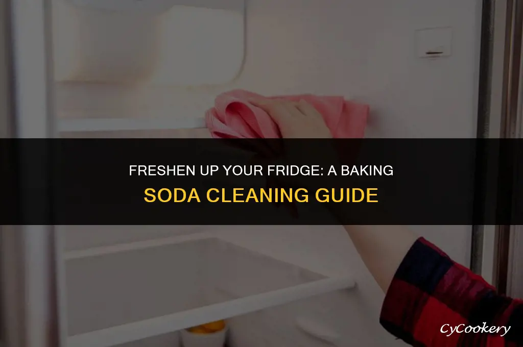 how to clean inside of refrigerator with baking soda