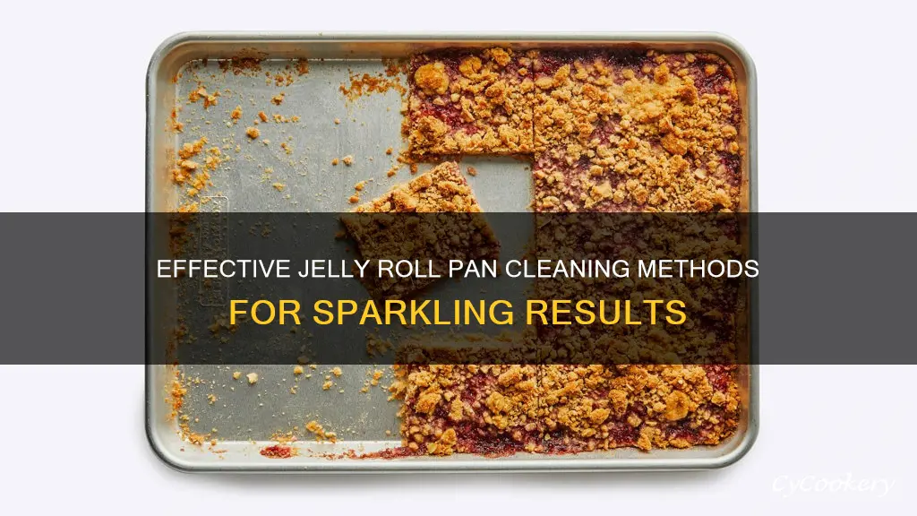 how to clean jelly roll pan