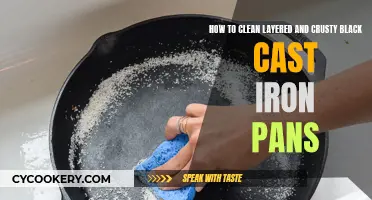 Cleaning Black Cast Iron Pans: Removing Crust and Layers