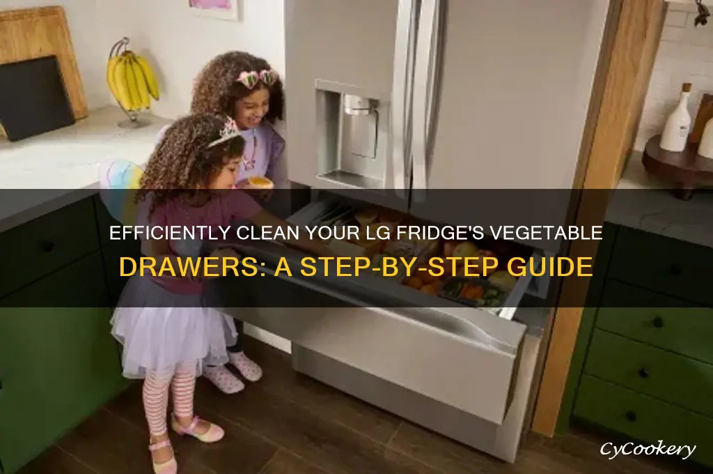 how to clean lg refrigerator vegetable drawers