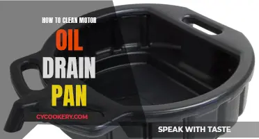 Cleaning Motor Oil Drain Pan: A Step-by-Step Guide