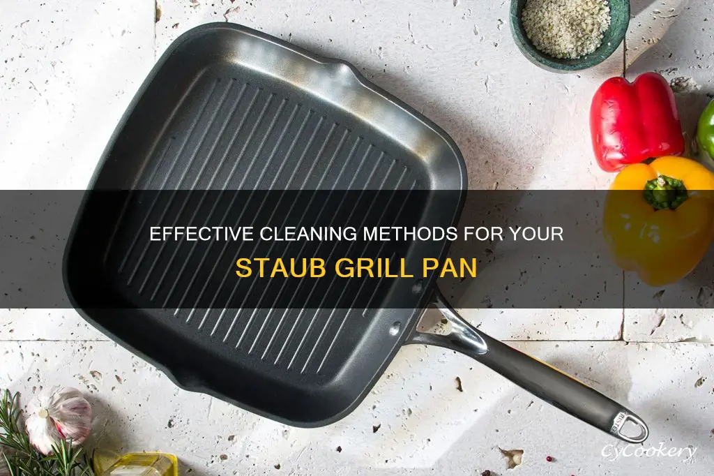 how to clean my staub grill pan