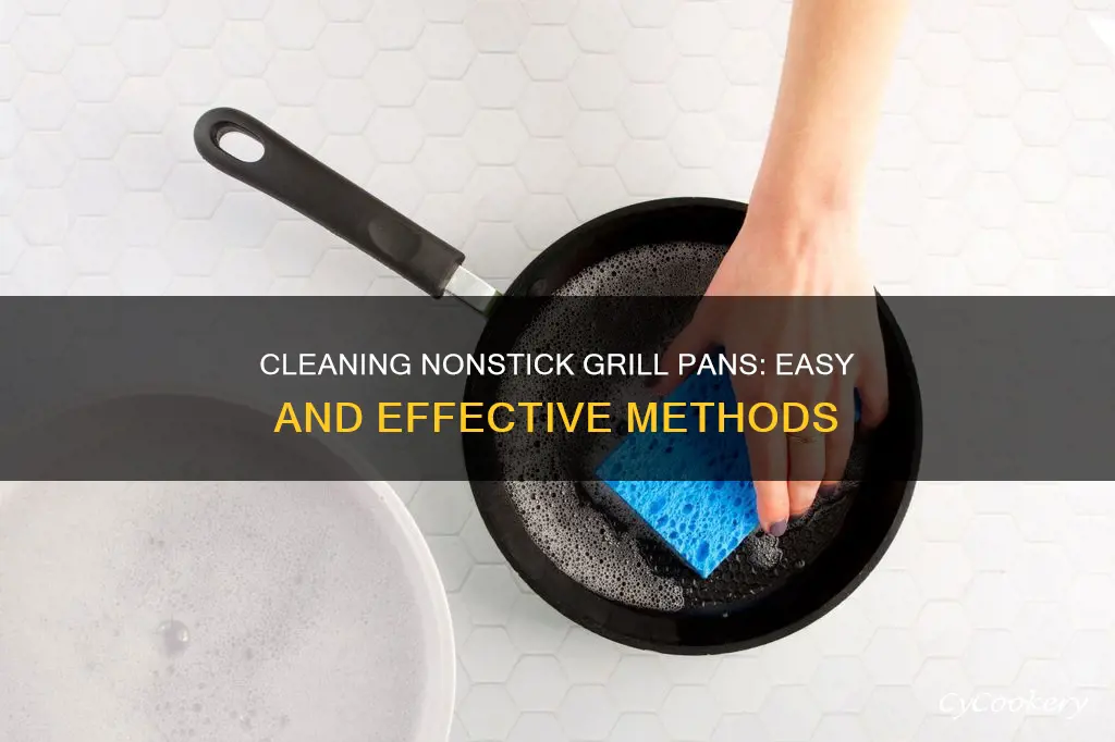 how to clean nonstick grill pan