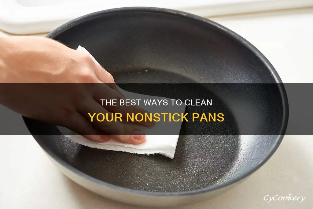 how to clean nostick pans