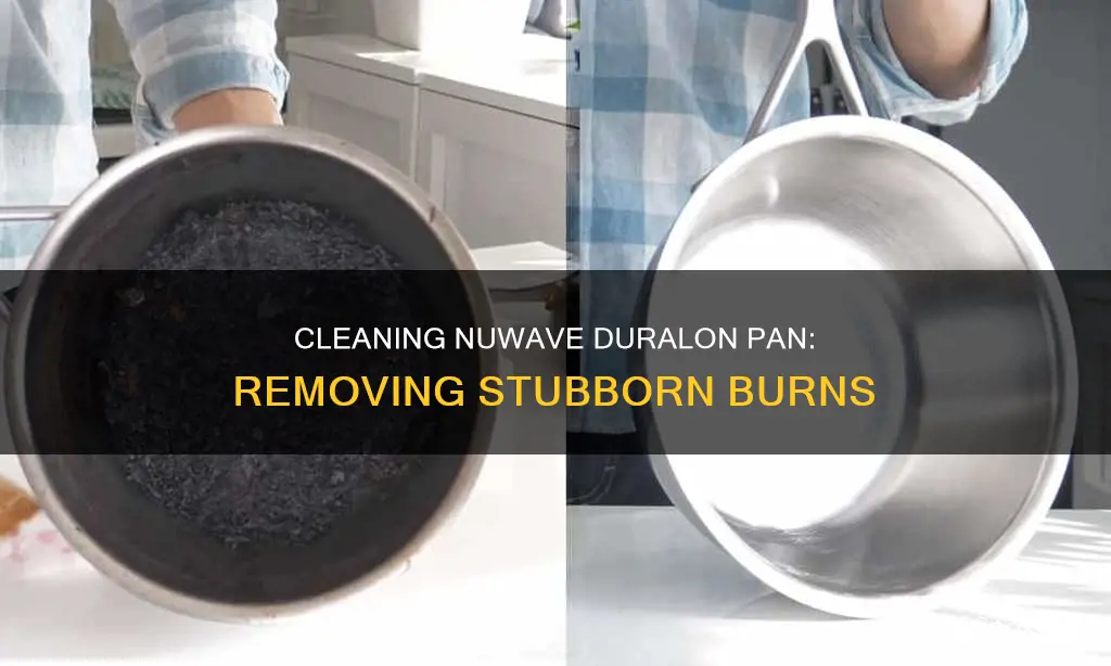 how to clean nuwave duralon pan burnt