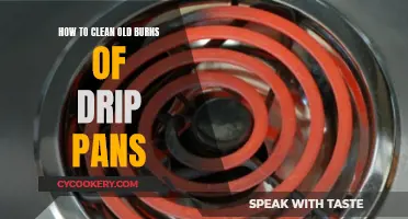 Cleaning Old Burn Stains Off Drip Pans Efficiently