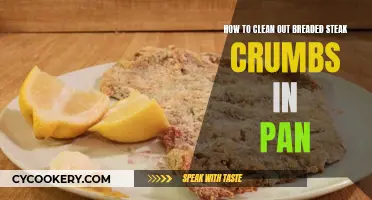 Cleaning Breaded Steak Crumbs: Quick and Easy Pan Fix