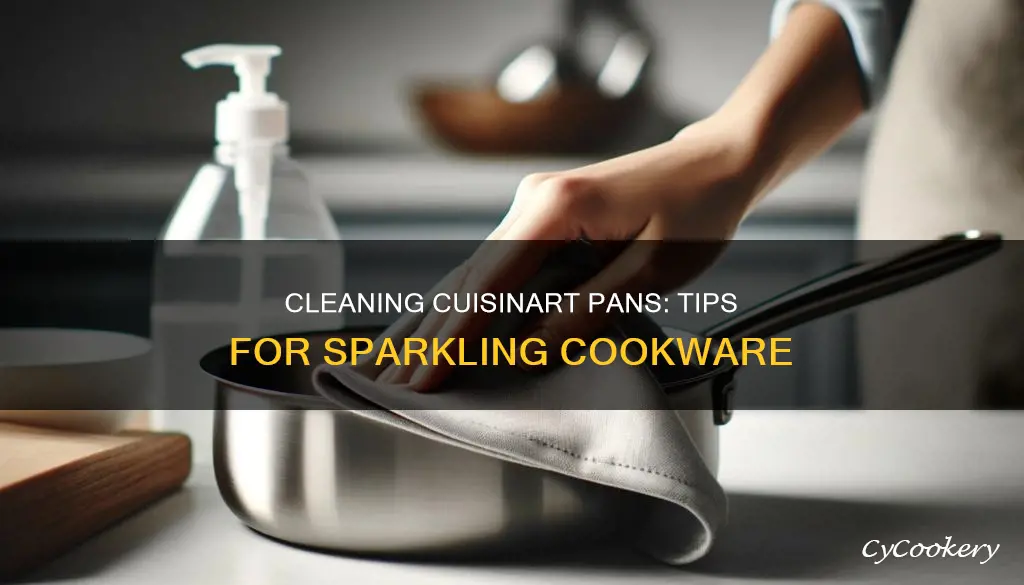 how to clean outside of cuisinart pans