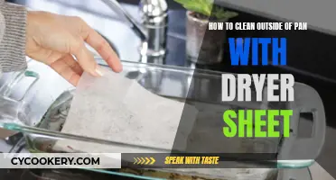 Clean Pans with Dryer Sheets: A Quick, Easy Method