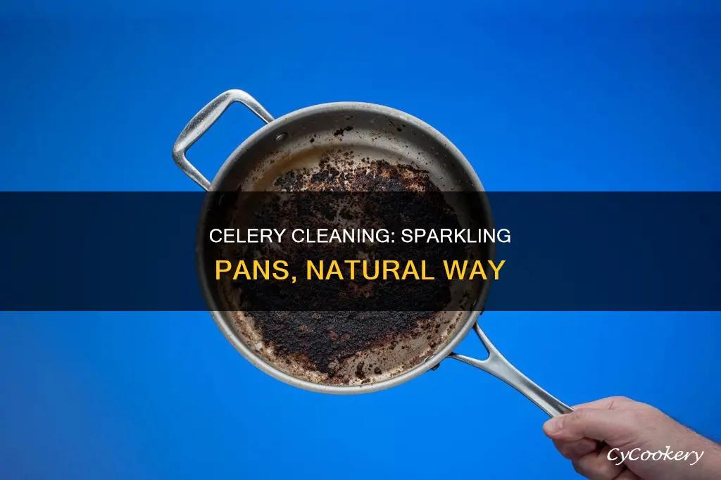 how to clean pans with celery