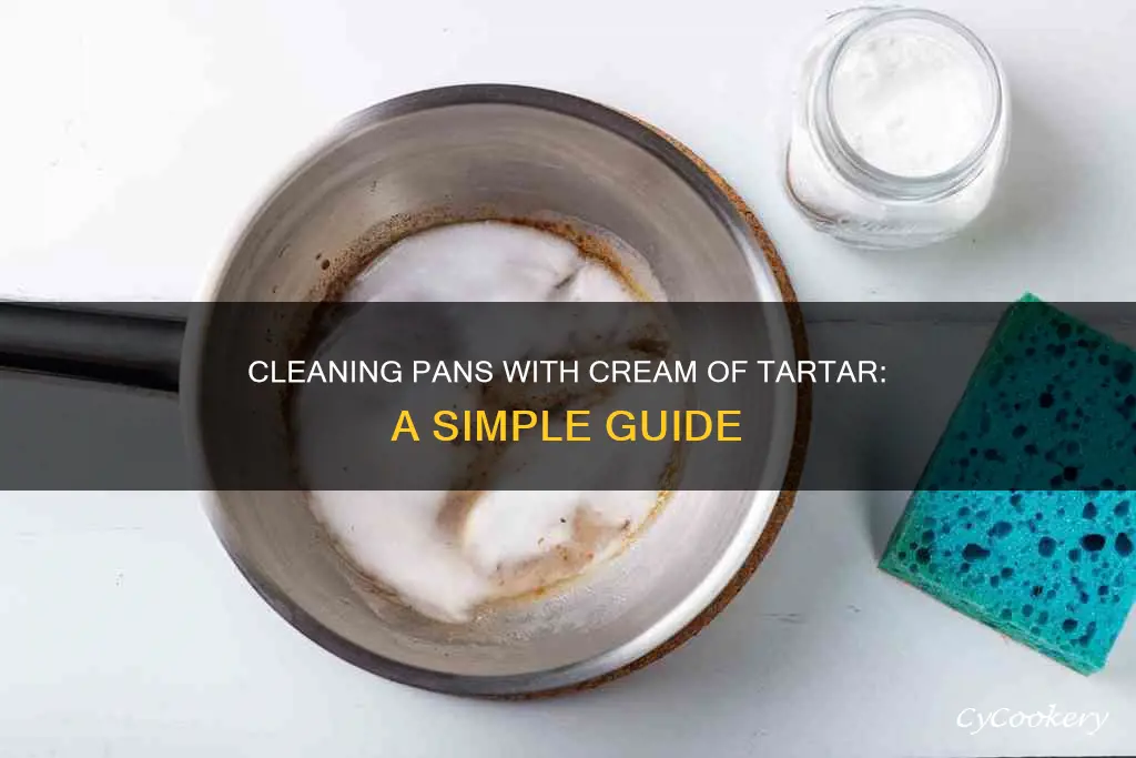 how to clean pans with cream of tartar