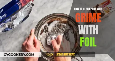 Cleaning Grime-Covered Pans: The Foil Trick