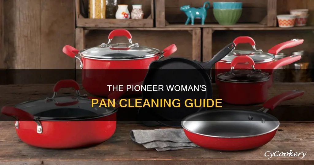 how to clean pioneer woman pans