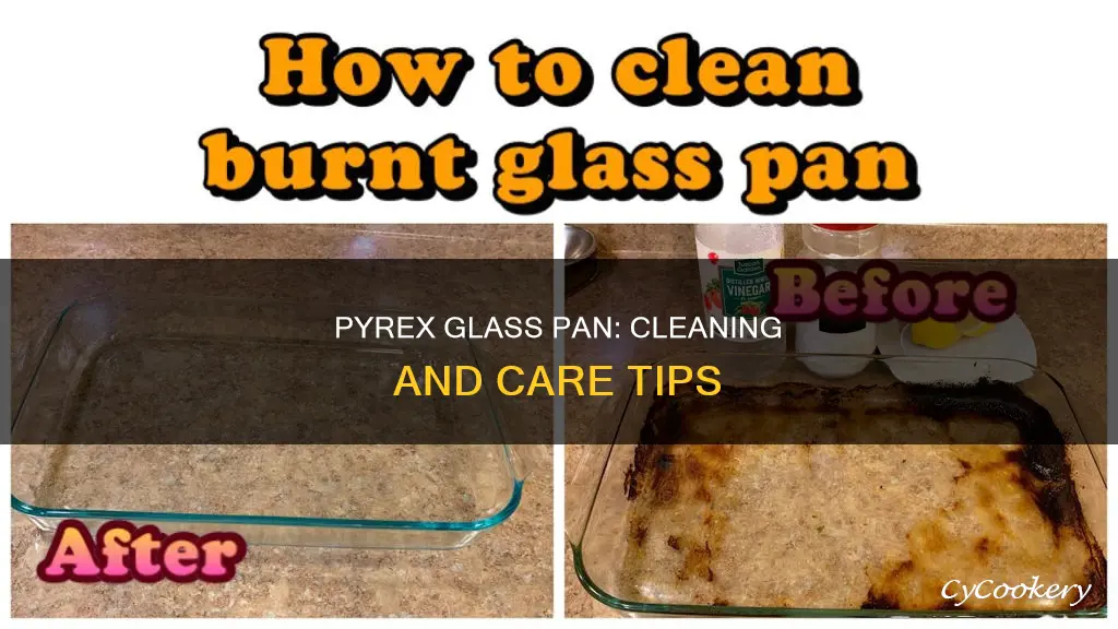 how to clean pyrex glass pan