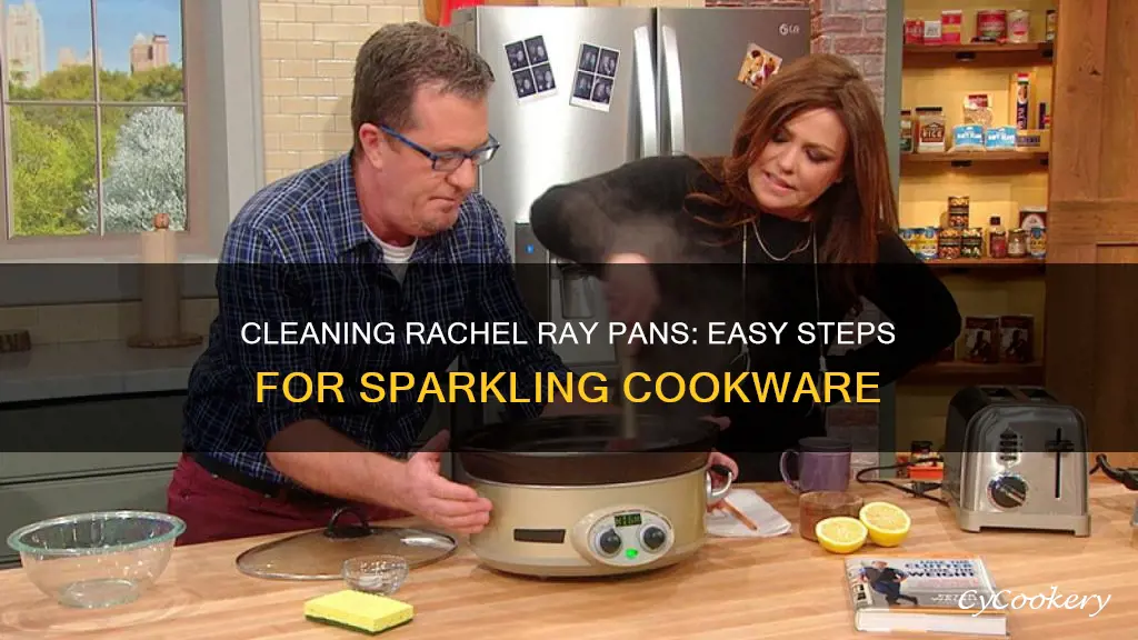 how to clean rachel ray pans