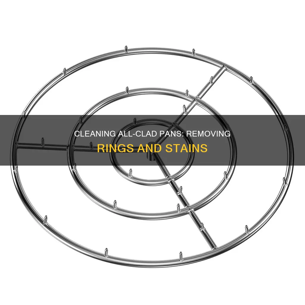 how to clean ring in all clad pans